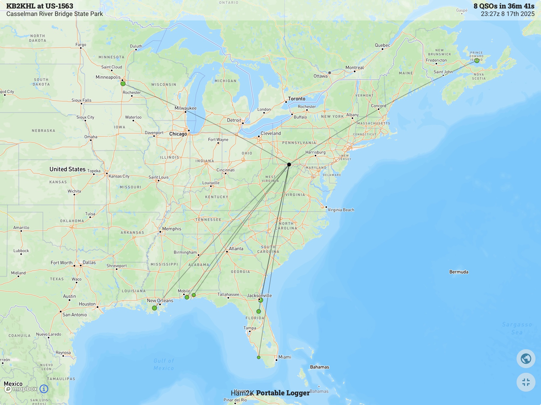 Contact map for KB2KHL at US-1563