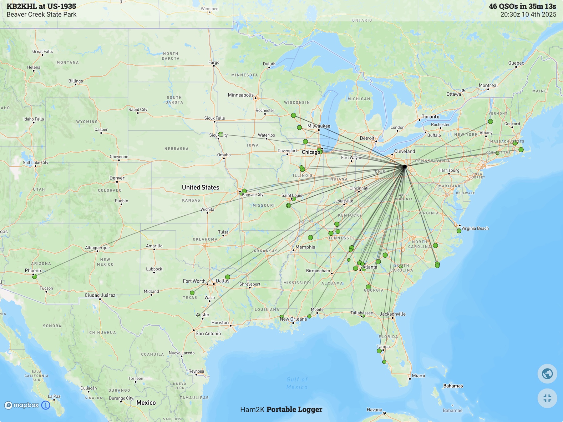 Contact map for KB2KHL at US-1935