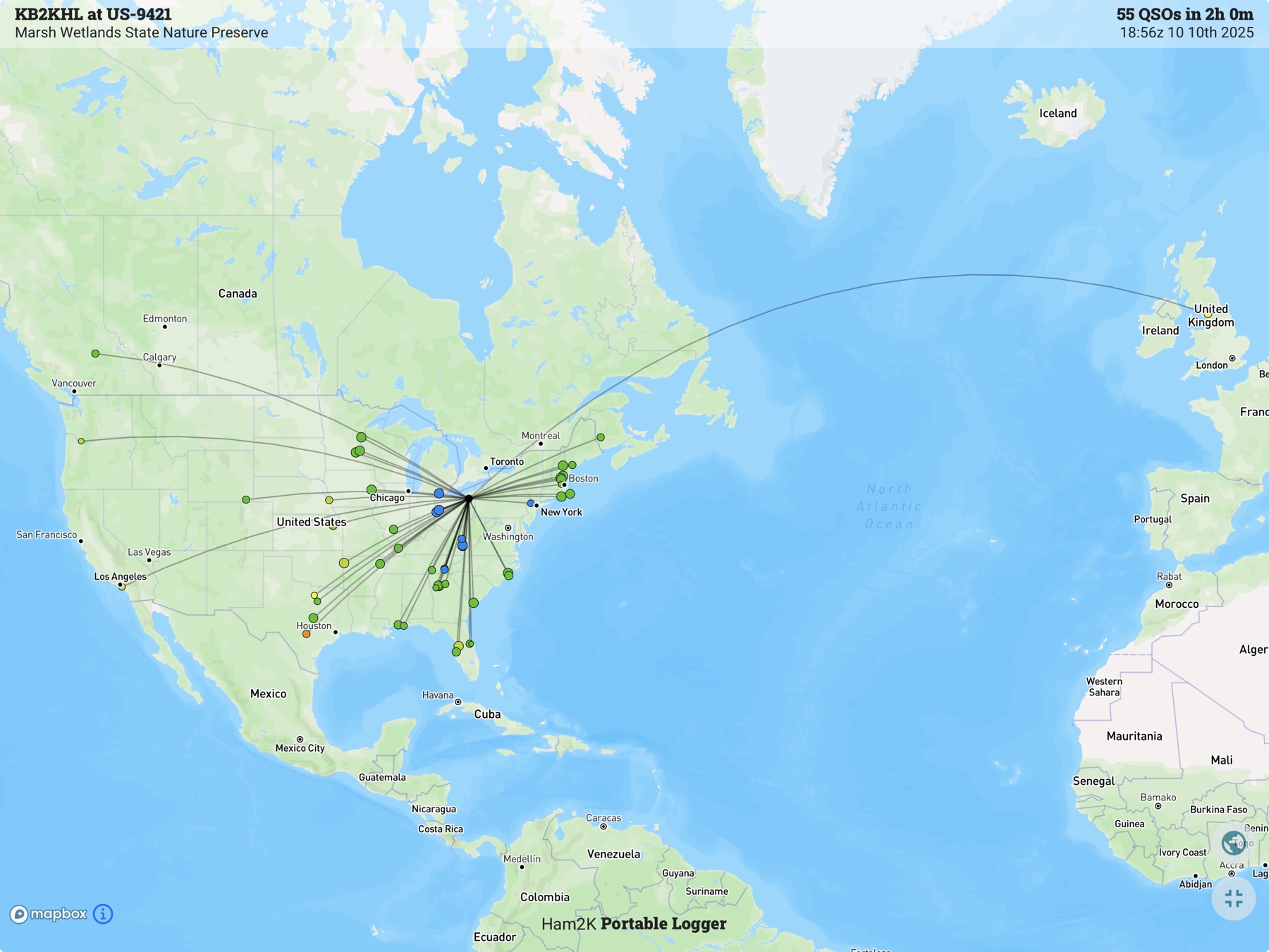 Contact map for KB2KHL at US-9421